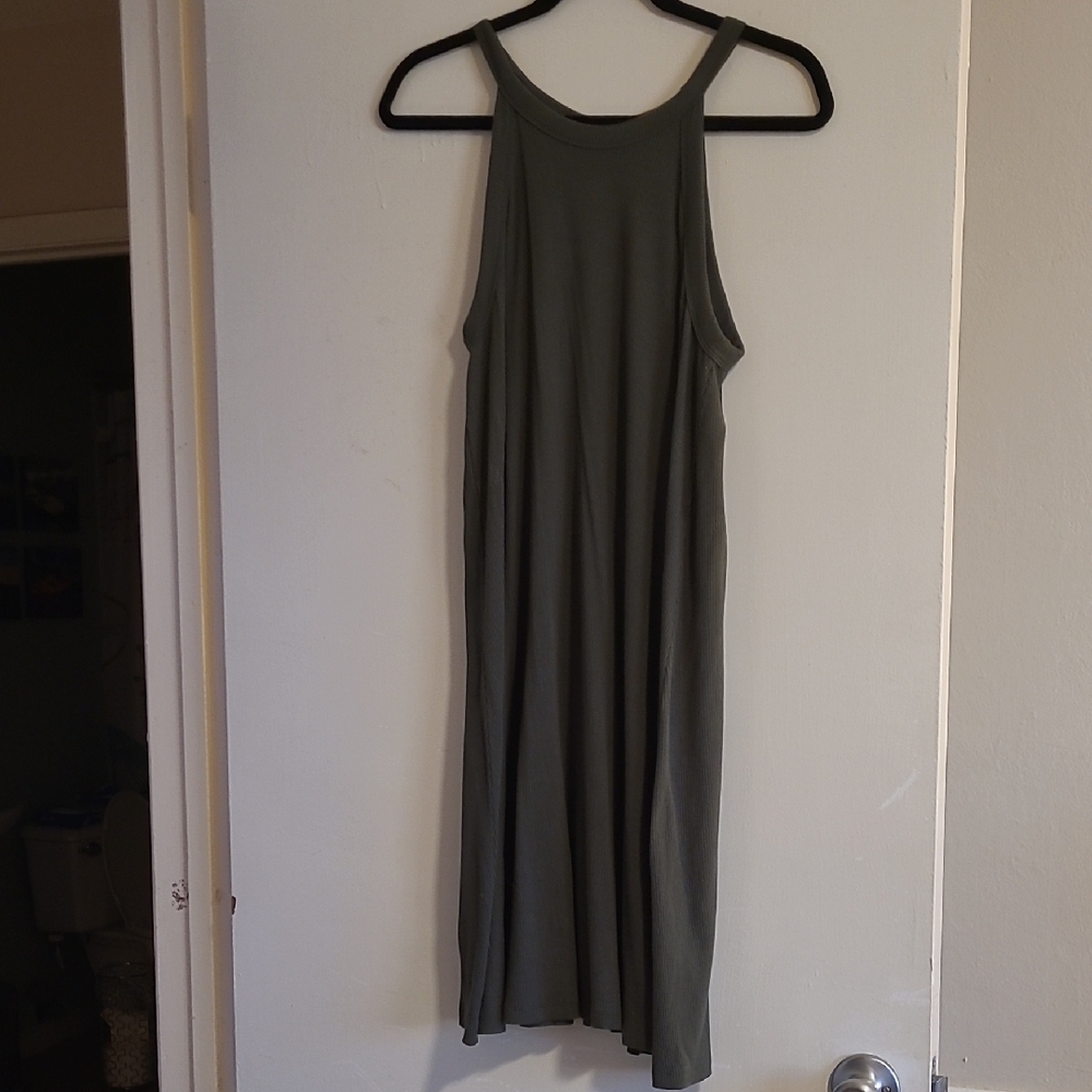 GAP Olive Green Midi Dress